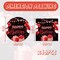40pcs Red and black birthday Party Supplies,include 20 dessert plate, 20 Napkin,Used for Red and black birthday Party Decoration (Red Black)